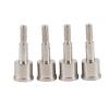 4pcs RC Axle Cup Wheel Axle Drive Shaft Cup Accessory Parts Lightweight Fit Steel Wheel Axle Drive Shaft Cup Accessory Parts Fit for HSP 1/10 RC Car Silver view 1