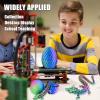 LOCYFENS 3D Printed Dragon Eggs with Articulated Dragon, Rainbow Crystal Dragon Toys view 4