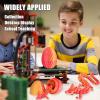 LOCYFENS 3D Printed Dragon Eggs, Articulated 3D Toys with 3D Dragon Eggs, Red Gold view 3