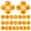 WHAMVOX 30pcs Raffle Balls for Lottery Games Reusable Entertainment Balls with Bright Colors for Events Parties and Group Activities view 1