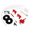 FLMLF CNC Front Wheel Hydraulic Disc Brake Set for 1/5 HPI ROFUN ROVAN KM Baja 5B 5T 5SC SS Rc Car Parts (Red) view 1