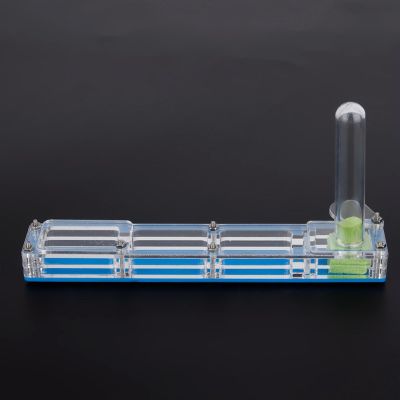 Acrylic Breeding Moisturizing Display Box for Fun Assembly Processes and Feeding Enthusiasts, Acrylic Farm for Kids and Friends, Yellow 14x2.2x7.5cm (#3)