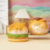 Money Box Bread Money Piggy Bank Sheep Coin Cash Money Savings Box for Savings Goal, Money Saver Ornament Decoration (Hamburger puppy,Small) view 4