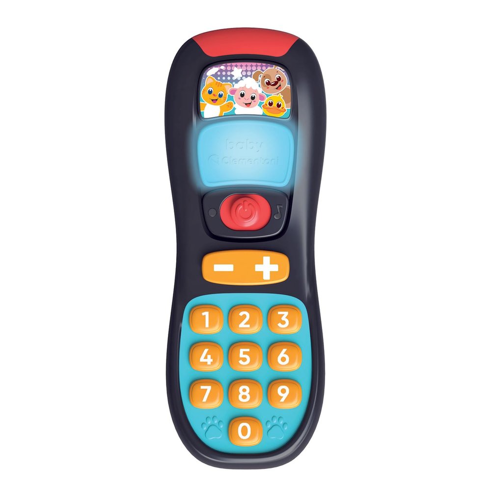 Clementoni 17932 Baby Remote Control 10 Month Musical Game, Remote Control Toy for Children, Interactive Electronic Gift Talking Lights and Sounds, with Songs, Early Childhood, Batteries Included,