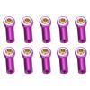 10pcs Link Rod End Joint Aluminum M3 Metal Ball End Holder for AXIAL SCX10 1/10 RC Car () view 1