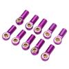 10pcs Link Rod End Joint Aluminum M3 Metal Ball End Holder for AXIAL SCX10 1/10 RC Car () view 4