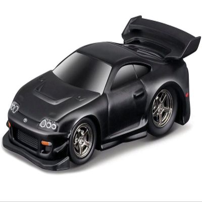 Muscle Machines 1995-97 Supra (MK4) Matt Black 1/64 Diecast Model Car 15585BO