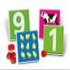 Clementoni - Sapientino Tattili-Game 3 Years, Montessori Flashcards, Educational Cards for Knowing Numbers, Learning to Count, Made in Italy, 16854, Multicoloured view 2