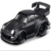 Muscle Machines RWB 993 911 Matt Black 1/64 Diecast Model Car 15583BO view 1