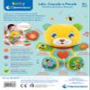 Clementoni Baby Lele Hugging and Words, Interactive Speaking Plush Animal for Children from 6 Months, Activity Centre that Stimulates Sensory and Cognitive Development, Italian view 3