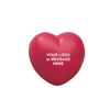 100-Qty Heart Shape Stress Relievers - Bulk Promotional Heart Shape Stress Balls view 1