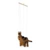 Artisan Owl German Shepherd Marionette Puppet - Yarn Dog with Wooden Feet, Detachable Strings view 4