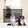 2-Pack Dog Gate for Stairs Pet Gates for The House: Dogs Screen Mesh Gate for Doorways Stairways Indoor Safety 29 inches Tall, 38 inch Wide view 2
