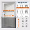 2-Pack Dog Gate for Stairs Pet Gates for The House: Dogs Screen Mesh Gate for Doorways Stairways Indoor Safety 29 inches Tall, 38 inch Wide view 3