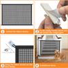 2-Pack Dog Gate for Stairs Pet Gates for The House: Dogs Screen Mesh Gate for Doorways Stairways Indoor Safety 29 inches Tall, 38 inch Wide view 4