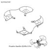 ABZEKH Drone Accessories for Sunnylife Landing Gear for DJI mini3 Pro Propeller Guard Extend Leg Wing Cover Blade Protector for Mini 3 Pro Accessories(Landing Gear Orange) view 2