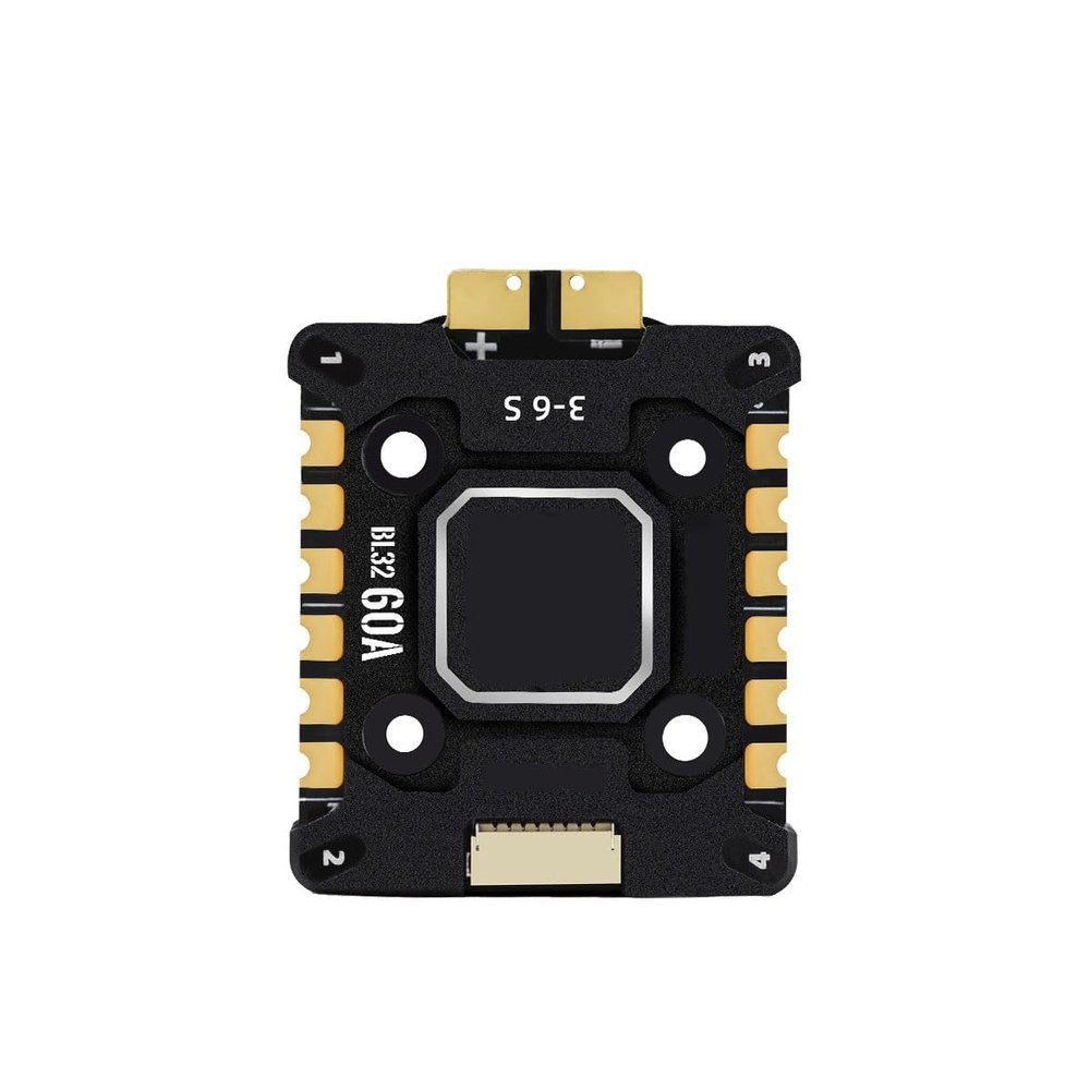 VERBANA FPV Racing Drone 60A BL32 4in1 Mini ESC G071 128K CNC Heat Sink 20X20mm 3-6S ESC Spare Part for FPV Racing Drones Accessories Parts