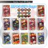 110PCS Monster Truck Party Favors Set,Monster Jam Birthday Decorations Including Truck Theme Slap Bracelets Keychains Gift Bags DIY Stickers Drinking Straws People Monster Truck Birthday Supplies view 2