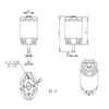 VERBANA for Tamiya 1/14 K970 Oil Pump Motor 5055-270KV Parts Excavator Model K970 for Tamiya 1/14 RC Hydraulic Model Truck Car Upgrade Part view 4