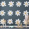 12 Sheets Daisy Wall Decals Flower Wall Stickers Large Daisy Wall Stickers Decals Girls Bedroom Peel and Stick for Nursery Kids Girls Bedroom Living Room Decor (Large Daisy-1) view 4