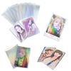 100 Glitters Kpop Photocard Sleeves Trading Card Shield Cover Board Game Card Film Transparent Protective Sleeves for Photo 61x91mm view 2