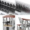 Feleph Military Base Building Bricks Set 389 Pieces Armory Defense Guard Tower Guns Army Weapons SWAT Gear Accessories for Soldier Figures Building Block Toy Compatible with Major Brands view 3