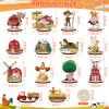 14Pcs Farm Animals Wood Table Centerpieces Creatures Cutout Shapes Toppers for Baby Shower Decorations Wooden Barnyard Animal Birthday Fall Party Supplies view 2