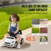 VEVOR Ride On Push Car for Toddlers, Ages 19+ Months, Racer, Sit to Stand Toy, Kids Car with Music Steering, Horn & Under Seat Storage, for Boys Girls, White view 3