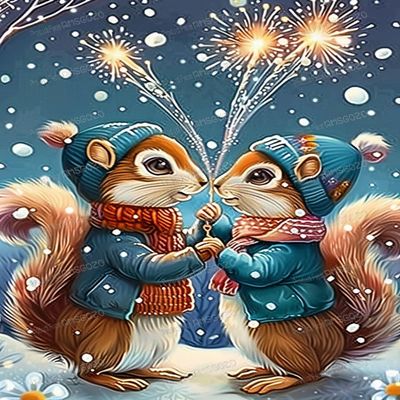 RMSGOZO 1000 Piece Puzzles for Adults - Two Squirrels Wooden Jigsaw Puzzle for Adults Beginners, Unwind from Daily Life, for Family Bonding Activities