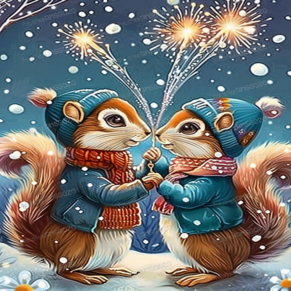 RMSGOZO 1000 Piece Puzzles for Adults - Two Squirrels Wooden Jigsaw Puzzle for Adults Beginners, Unwind from Daily Life, for Family Bonding Activities