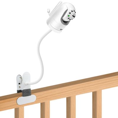 15.7 inches Baby Monitor Mount Compatible with Infant Optics DXR-8 Pro Baby Monitor Camera,Flexible Clip Clamp Mount Long Gooseneck Arm