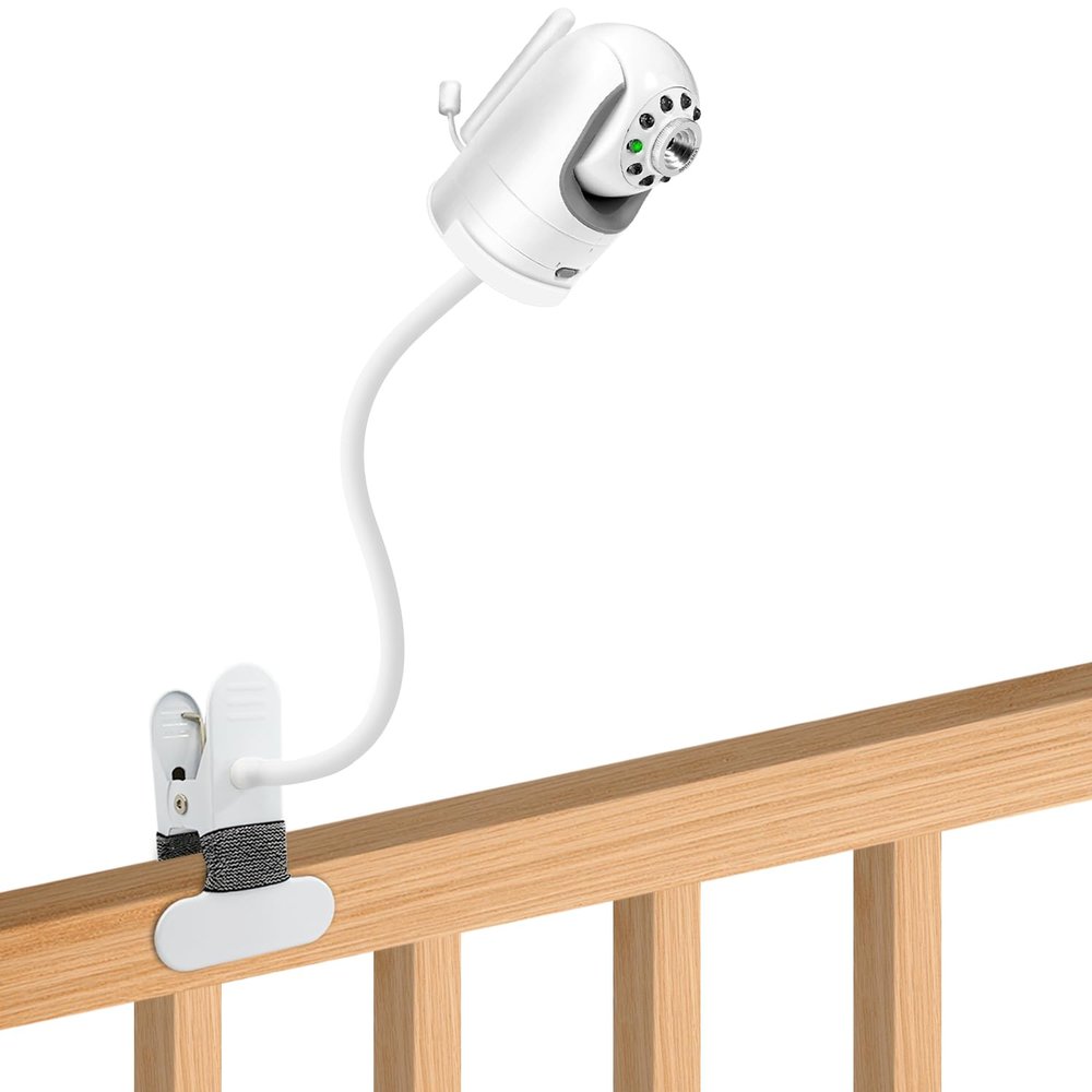 15.7 inches Baby Monitor Mount Compatible with Infant Optics DXR-8 Pro Baby Monitor Camera,Flexible Clip Clamp Mount Long Gooseneck Arm