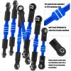 hopsupRC RC Aluminum Front&Rear Link Set Upgrades Part for 1/10 Slash/Rustler/Stampede/Bandit VXL 2WD.Adjustable Turnbuckles Camber Links Toe Link Hops Up,Navy Blue. view 3