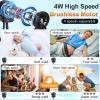 AMTIFO 2-Pack Stroller Fan for Baby: USB Rechargeable, Quiet, Adjustable & Portable - Ideal for Stroller, Crib, Car, Baby Gear - Up to 12 Hours Battery Life, Perfect for Hot Weather view 3