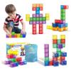 48PCS Magnetic Blocks - 1.38 inch Building Blocks for Toddlers, STEM Building Toy for Kids, Montessori Toys for 3 4 5 6+ Year Old, Magnet Sensory Travel Toys Christmas Birthday Gifts for Boys Girls view 1