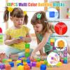 48PCS Magnetic Blocks - 1.38 inch Building Blocks for Toddlers, STEM Building Toy for Kids, Montessori Toys for 3 4 5 6+ Year Old, Magnet Sensory Travel Toys Christmas Birthday Gifts for Boys Girls view 2