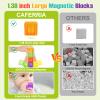 48PCS Magnetic Blocks - 1.38 inch Building Blocks for Toddlers, STEM Building Toy for Kids, Montessori Toys for 3 4 5 6+ Year Old, Magnet Sensory Travel Toys Christmas Birthday Gifts for Boys Girls view 3