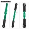 hopsupRC RC Adjustable Turnbuckles Camber Links Steering Links Upgrades Part for 1/8 Typhon 4WD 3S MEGA 550 BLX,1/10 Big Rock 4X4 V3 3S BLX RC Car,Tie Rod Set Link Linkage Rod Adjustable,Green.(6PCS) view 4