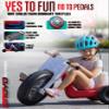 Droyd Romper Electric Tricycle for Kids 3+ Years, 24V Toy 3-6 MPH Max Speed & 45 Mins Max Long Lasting, Parental Speed Control Safe Trike with Adjustable Seat & LED Lights for Kids Gifts view 2