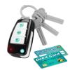 Car Key Playset, Remote Car Key Toy with Light and Sounds, Pretend Play Keys with Cards for Boys and Girls, Travel Toys for Toddlers, Babies (Black) view 1