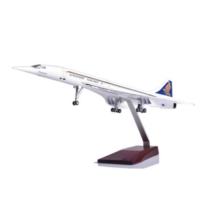 PHYUIDS for: Resin die Casting Singapore and UK Concorde with Lights and Wheels Airplane Model Airplane Model