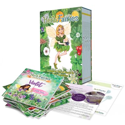 Herb Fairies: 13 Plant Story Books Set & Digital Learning System Explore Plants Through Educational Stories Includes Audiobooks, Printables, Crafts, Puzzles & Games