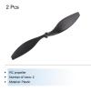 MECCANIXITY 2Pcs 8043 RC Propellers Blade Prop 2 Vane 20.3cm Dia Nylon for RC Aircraft Quadcopter Prop Replacement, Black view 3