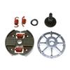 FLMLF Double Spring 8000RPM Clutch & Cooling Holder Kit for Zenoah CY 23CC-71CC Engine for 1/5 Rc HPI ROFUN ROVAN KM Baja LT FG view 1