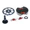 FLMLF Double Spring 8000RPM Clutch & Cooling Holder Kit for Zenoah CY 23CC-71CC Engine for 1/5 Rc HPI ROFUN ROVAN KM Baja LT FG view 2