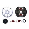 FLMLF Double Spring 8000RPM Clutch & Cooling Holder Kit for Zenoah CY 23CC-71CC Engine for 1/5 Rc HPI ROFUN ROVAN KM Baja LT FG view 3