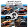 DUMBORC X6 RC Radio Transmitter and Receiver X6FG with Gyro (2pcs), 6H Remote Controller with Circuit Safety Protection, 3S Fast Response, Smart Mix Control Function for Remote Car/Boat/Tank view 3
