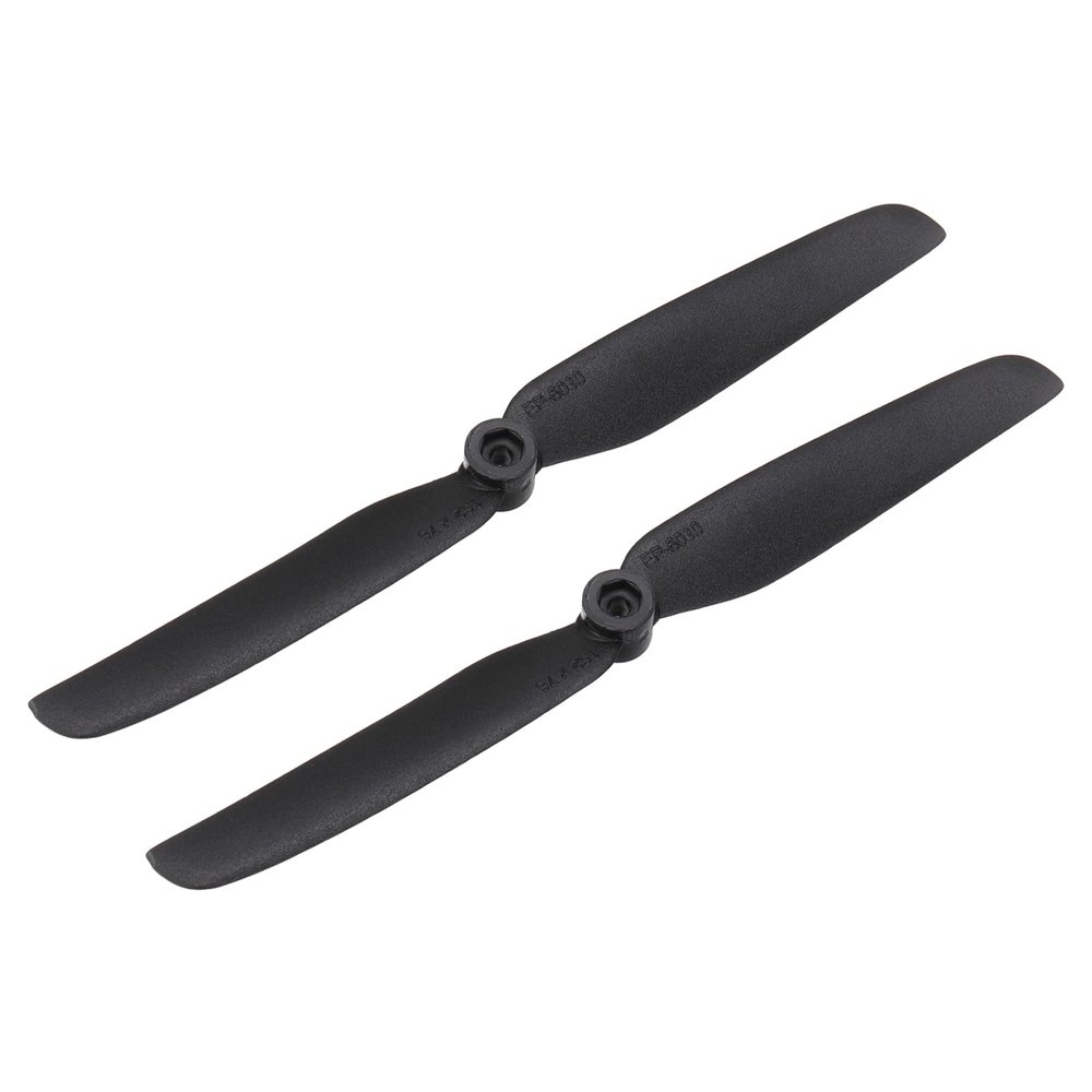 MECCANIXITY 2Pcs 6030 RC Propellers Blade Prop 2 Vane 15.2cm Dia Nylon for RC Aircraft Quadcopter Prop Replacement, Black