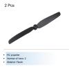 MECCANIXITY 2Pcs 6030 RC Propellers Blade Prop 2 Vane 15.2cm Dia Nylon for RC Aircraft Quadcopter Prop Replacement, Black view 3