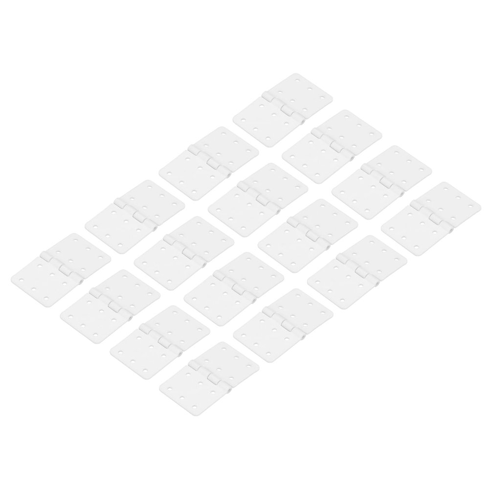MECCANIXITY RC Hinges 1.1 Inch x 0.6 Inch Adjustable Model Airplane Remote Control Aircraft Wings Parts Square Plastic Loose-Leaf 16 Pcs